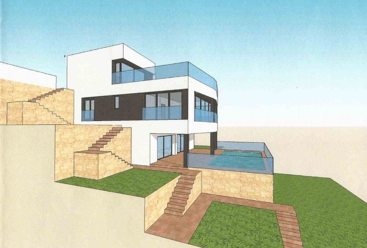 Moderne stijl luxe villa te koop in Calpe-Costa Blanca