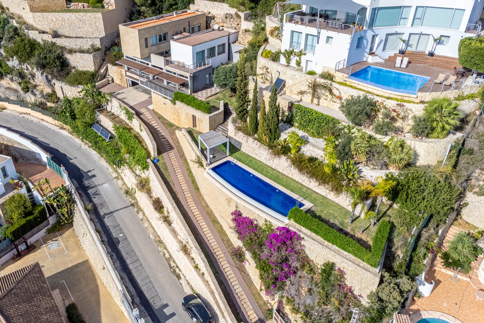 Moderne Luxe Design Villa met Zeezicht te koop in La Corona - Javea